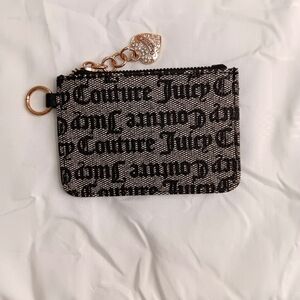 Juicy Couture Black/Grey Card Holder Wallet NWOT